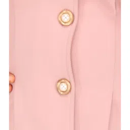 Cutecumber Kids Dusty Pink Embellished Full Sleeves Dress image 5