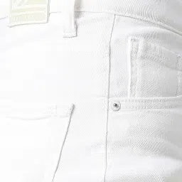 Pepe Jeans White Cotton High Rise Shorts image 5