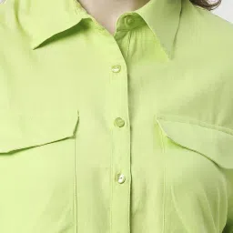 Pepe Jeans Green Regular Fit Shirt image 5