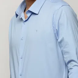 showoffff SHOWOFF Blue Slim Fit Shirt image 5