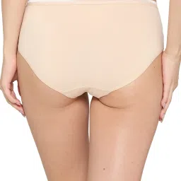 Wacoal Multi-Color Cotton Mid Waist Solid Hipster Panty (Pack of 3) image 2