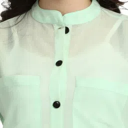Smarty Pants Light Green Regular Fit Shirt image 5