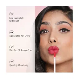 SWISS BEAUTY Soft Matte Liquid Lipstick Cafe - 6 ml image 4