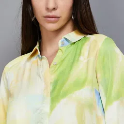 Code by Lifestyle Multicolored Tie & Dye Shirt image 5