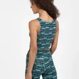 Reebok Blue Printed Crop Top image 2