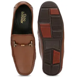 Clog London Men's Tan Casual Loafers image 5
