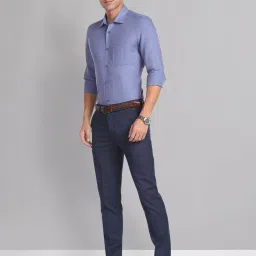 AD by Arvind Blue Regular Fit Shirt image 5