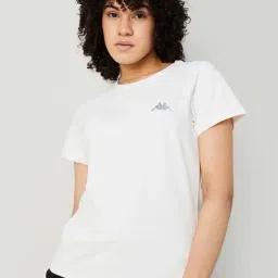 KAPPA White Plain T-Shirt-image-30