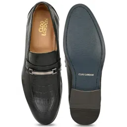 Clog London Men's Black Formal Loafers image 5