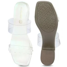 Clog London Women's White Casual Sandals image 5