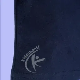 Kiddopanti Girls Navy Regular Fit Shorts image 4