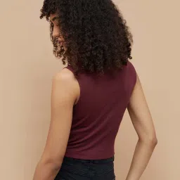 Ginger By Lifestyle Wine Regular Fit Top image 2