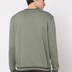 GAP Green Cotton Regular Fit Printed Sweatshirt image 2