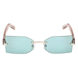 GCDS Green UV Protection Geometric Unisex Sunglasses image 2