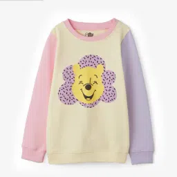 The Souled Store Girls Multicolor Winne the Pooh Cotton Sweatshirt-picture-40