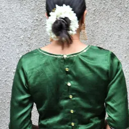 Chidiyaa Green Chandani Anika Blouse image 2