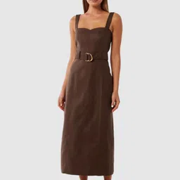 Forever New A-Line Midi Dress-image-1