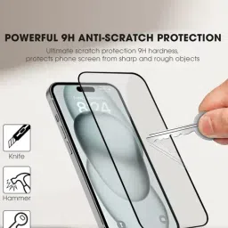 GRIPP 3D Tempered Glass Screen Protector for iPhone 15 Plus (6.7") image 4