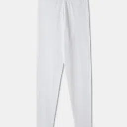 R&B Kids White Slim Fit Leggings-picture-43