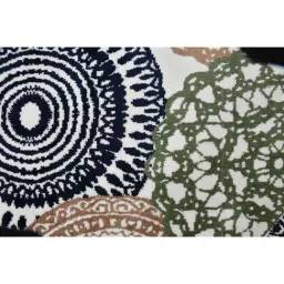 Presto Green & White Polyester Carpet image 3