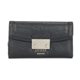Guess Black Textured Wallet-image-24