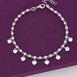 Kai Jewel Sterling Silver Heartfelt Stringlets Charm Bracelet for Women-picture-35