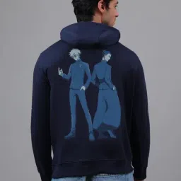 Free Authority Jujutsu Kaisen Printed Regular Fit Hoodie For Men image 2