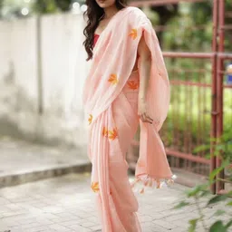 Ruuprekha Embroidered Pure Cotton Saree-image-9