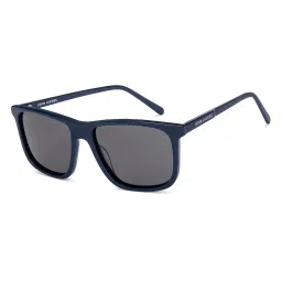 John Jacobs Unisex Full Polarised Uv Protected Stylish & Premium Rectangle Black Lens Sunglasses image 2