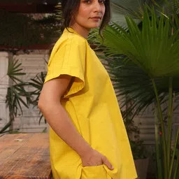 Raas by Ekta Mandarin Collar Shirt With Trousers Co-Ords image 3