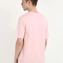 Tommy Hilfiger Men Solid Round Neck Pure Cotton T-shirt image 4