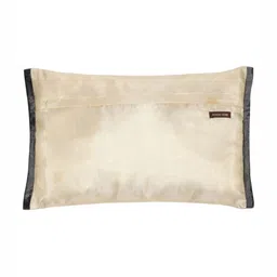 NISRAG HOME Grey & Beige Velvet Rectangle Cushion Covers image 3