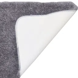 BIANCA Set Of 2 Brown & Grey Solid 1850 GSM Plush Anti-Skid Bath Rugs image 4