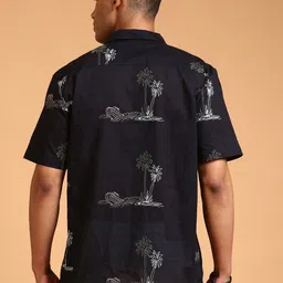 LSD Relaxed Fit Embroidered Tropical Casual Shirt image 4