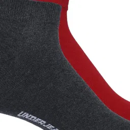 UnderJeans by Spykar Assorted Ankle Length Socks - Pack of 2 image 5