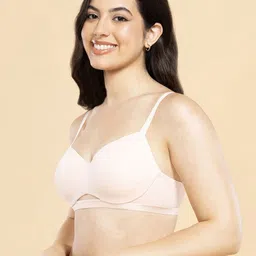 Enamor Cloud Soft Vanish-Edge Lift Bra With Cotton Bonding Technology A132 image 3