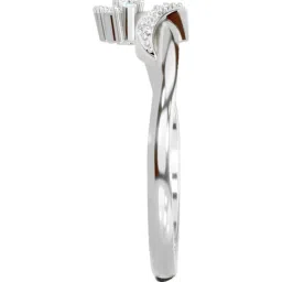 Sparkles Lab Grown Diamond 14k (585) White Gold Ring for Women image 2