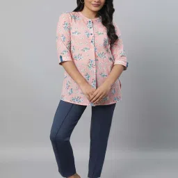 Aurelia Blue Mid Rise Trousers image 5