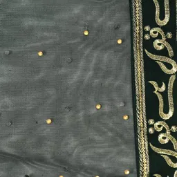 A R SILK DUPATTA HUB Embroidered Dupatta with Zari image 5