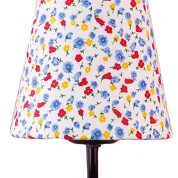 Devansh White & Blue Printed Traditional Armed Sconce Wall Lamp image 5