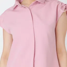 Zink London Light Pink Regular Fit Top image 5