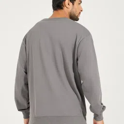 Styli Grey Relaxed Fit Sweatshirts image 2