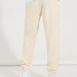 Styli Cream Relaxed Fit Printed Joggers image 2