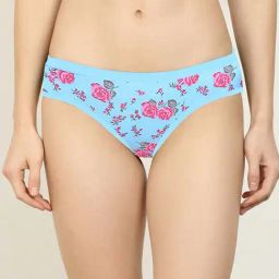AROUSY Blue Cotton Printed Bikini Panty-picture-25