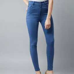 DOLCE CRUDO Blue Skinny Fit Jeans-picture-35