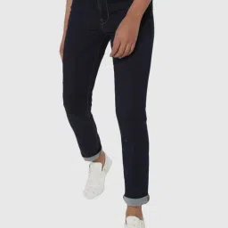 American Eagle Outfitters Navy Cotton Jeans-image-34