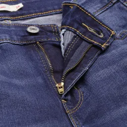 Levi's 711 Blue Skinny Fit Mid Rise Jeans image 5