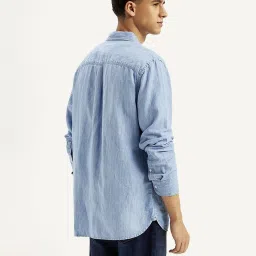 Levi's Light Blue Straight Fit Denim Shirt image 2