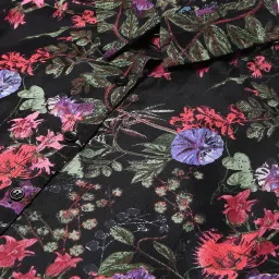 Cation Black Printed Shirt image 5