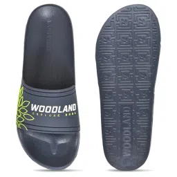 Woodland Men's Navy Slides image 5